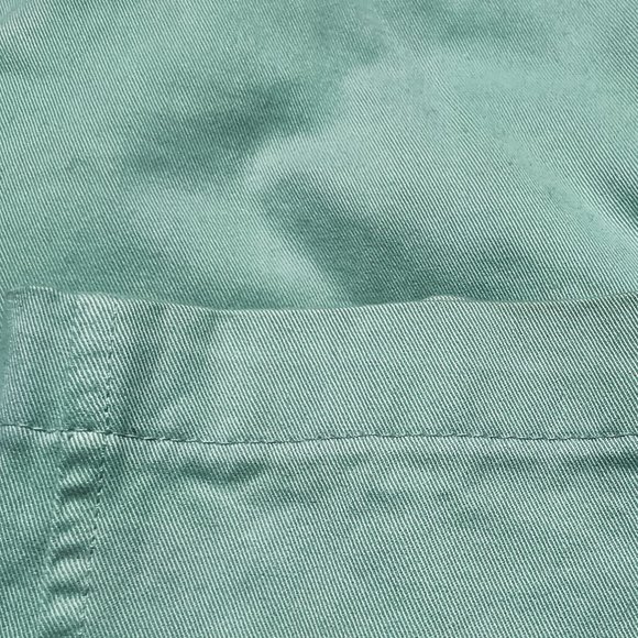 Lands End flat front comfort first chinos,  bay green, mens 34/30.5 - Picture 7 of 8